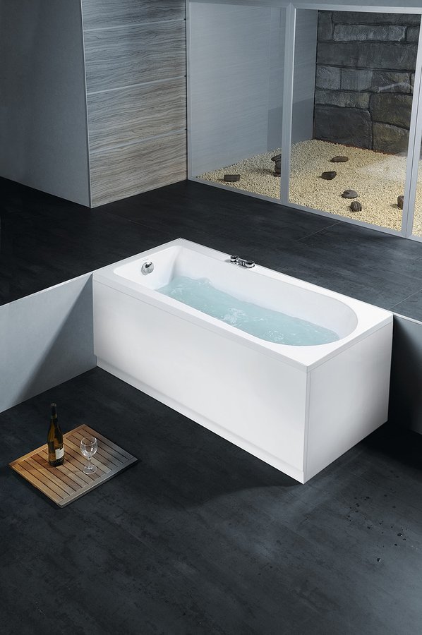 LISA obdélníková vana 170x70x47cm, bílá